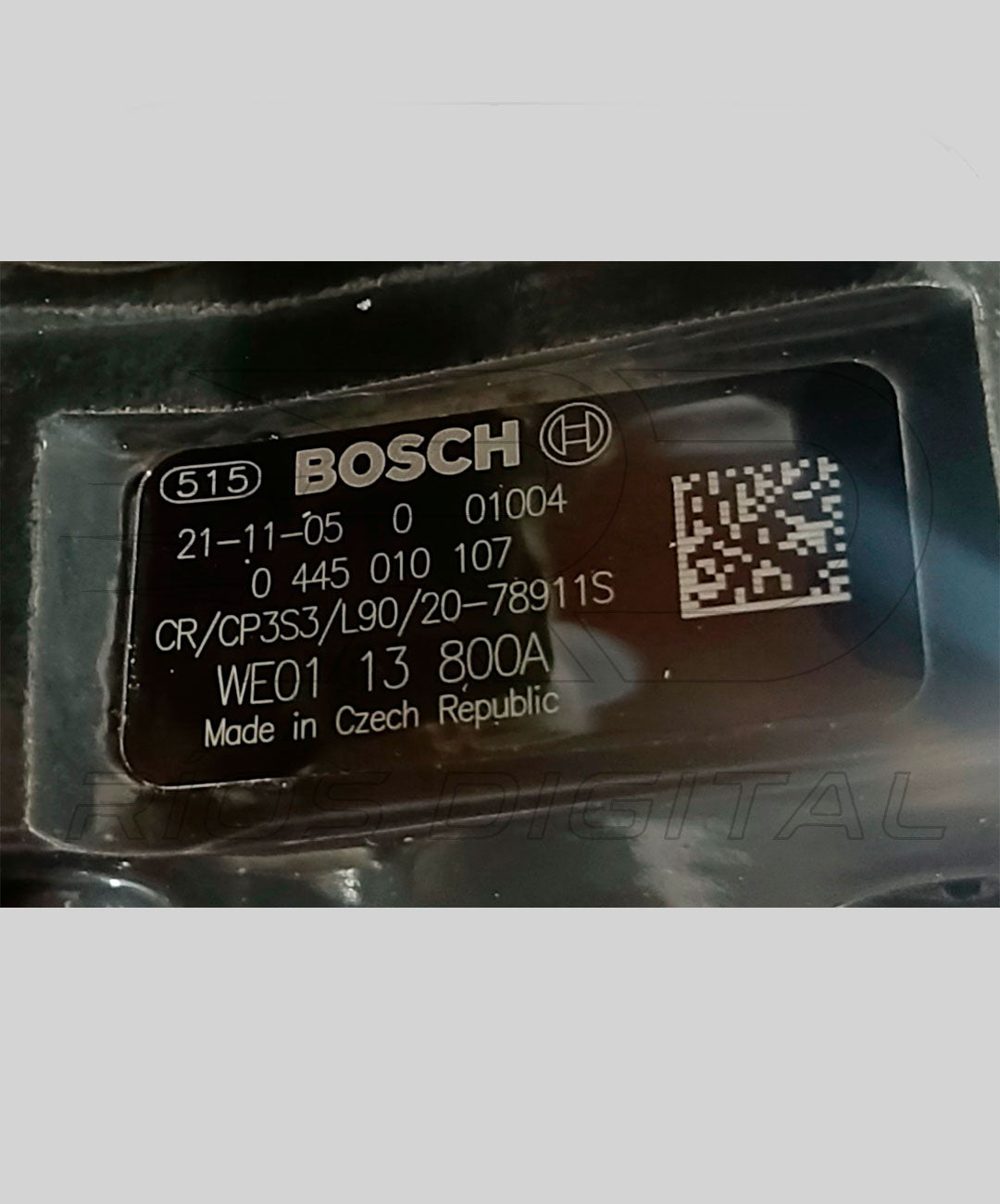 Bomba Inyectora de Alta Presión Bosch 0 445 010 107 CR/CP3S3/L90/20-78911S Cammón Rail | Nueva