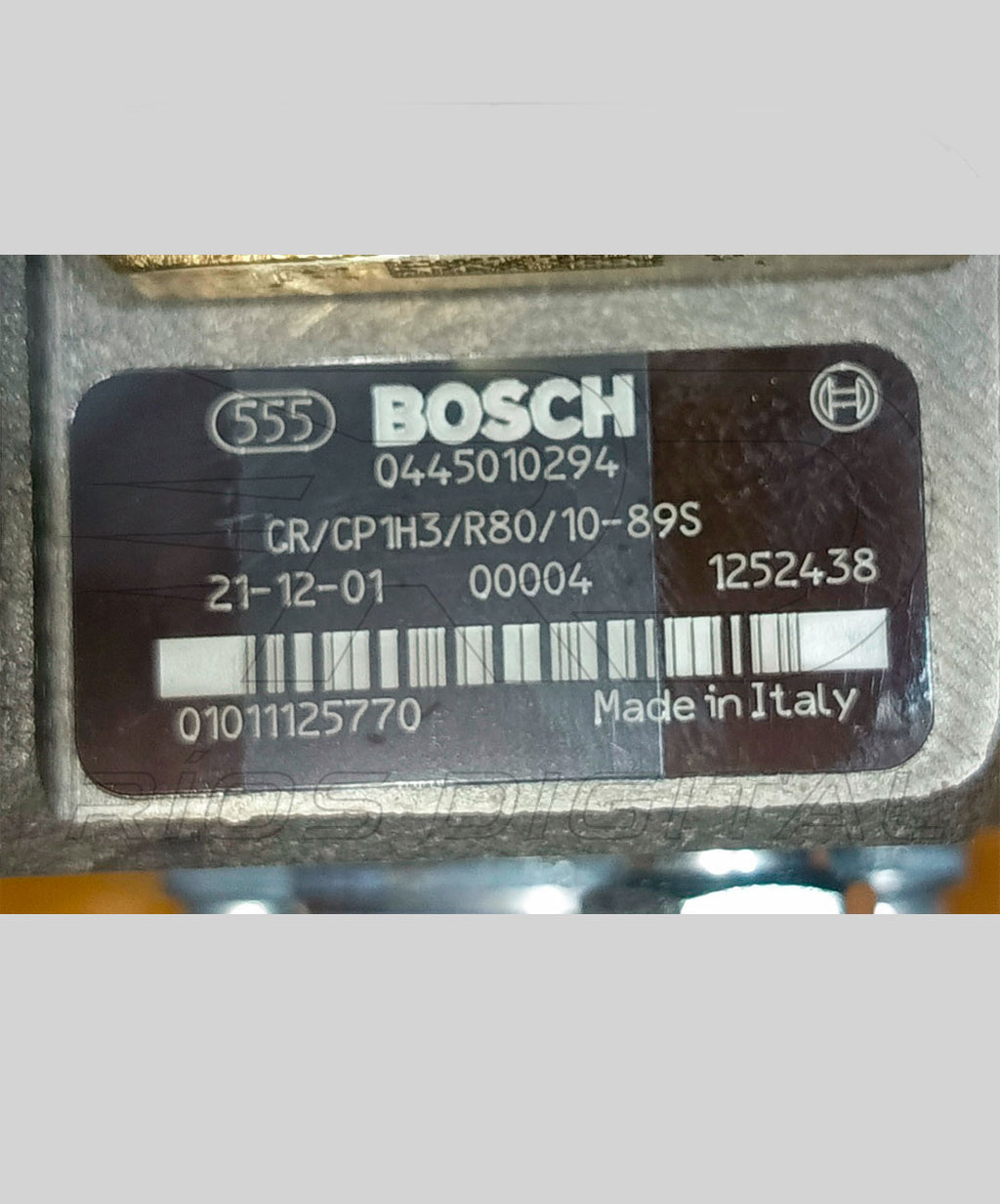 Bomba Inyectora de Alta Presión Bosch 0 445 010 294 CR/CP1H3/R80/10-89S Cammón Rail | Nueva