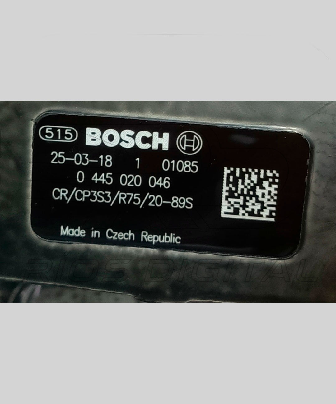 Bomba Inyectora de Alta Presión Bosch 0445020046 CR/CP3S3/R75/20-89S  0 445 020 046 Cammón Rail | Nueva