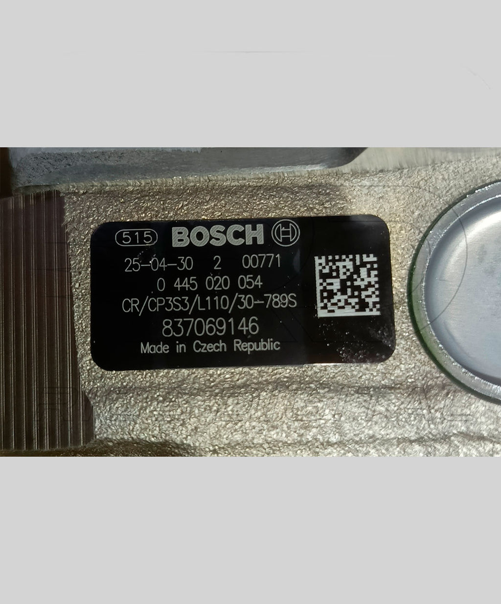 Bomba Inyectora de Alta Presión Bosch 0445020054 CR/CP3S3/L110/30-789S  0 445 020 054 Cammón Rail | Nueva