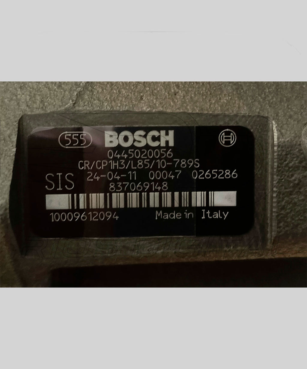Bomba Inyectora de Alta Presión Bosch 0445020056 CR/CP1H3/L85/10-789S  0 445 020 056 Cammón Rail | Nueva