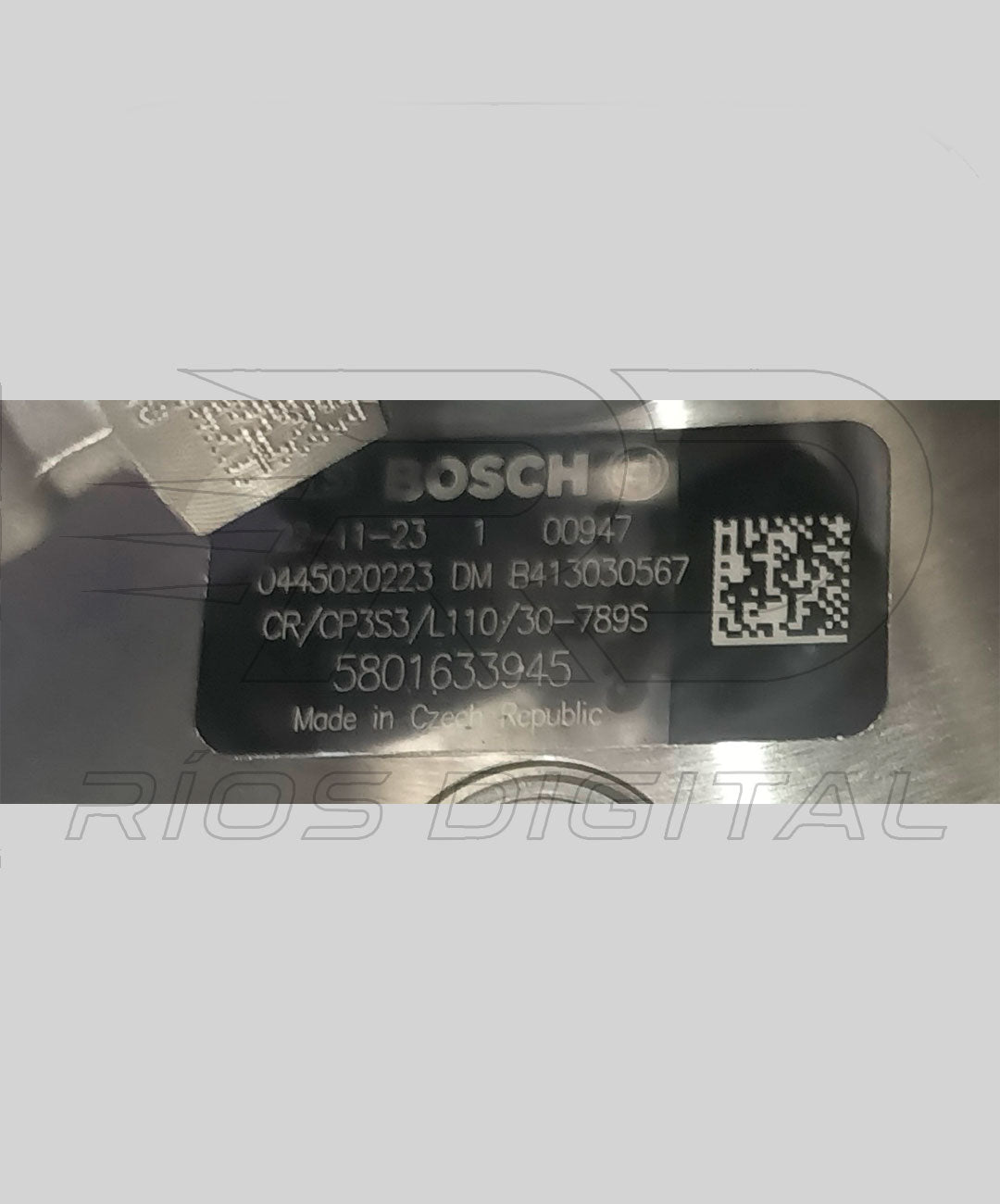 Bomba Inyectora de Alta Presión Bosch 0445020223 CR/CP3S3/L110/30-789S  0 445 020 223 Cammón Rail | Nueva